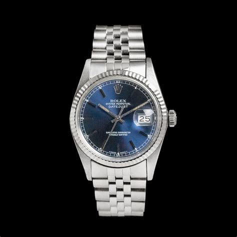 rolex 16014 case|rolex datejust 16014 blue dial.